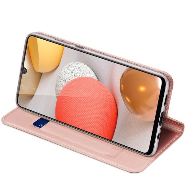 Dux Ducis Étui de téléphone Slim Samsung Galaxy A12 - Rose Champagne