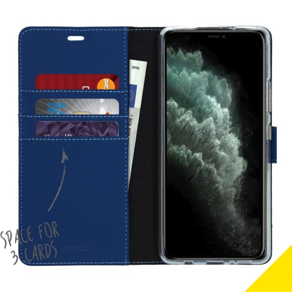 Accezz Étui de téléphone Wallet Samsung Galaxy A42 - Bleu foncé