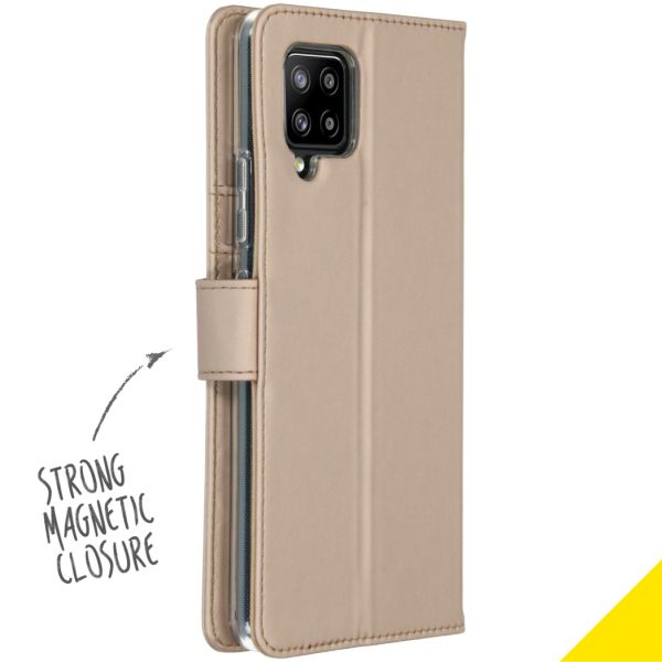 Accezz Étui de téléphone Wallet Samsung Galaxy A42 - Dorée