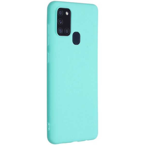 iMoshion Coque Couleur Samsung Galaxy A21s -  Menthe verte