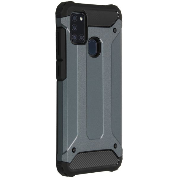 iMoshion Coque Rugged Xtreme Samsung Galaxy A21s - Bleu foncé