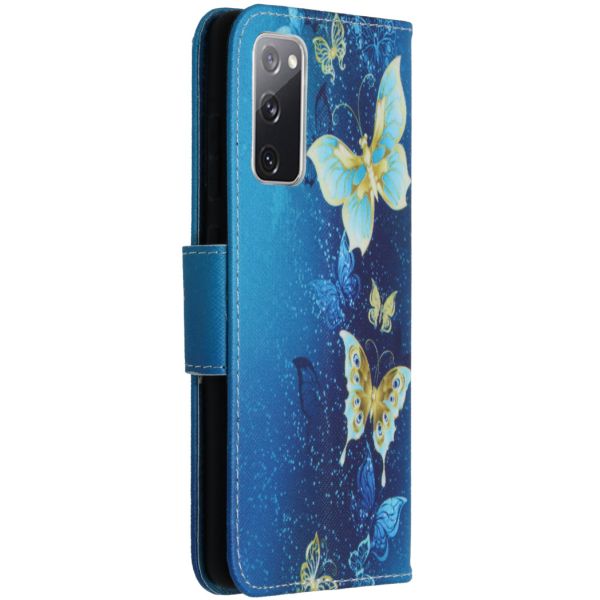 Coque silicone design Samsung Galaxy S20 FE - Blue Butterfly