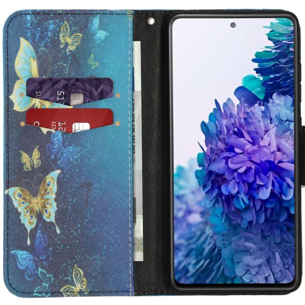 Coque silicone design Samsung Galaxy S20 FE - Blue Butterfly