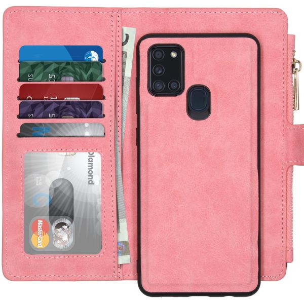 Porte-monnaie de luxe Samsung Galaxy A21s -  Rose