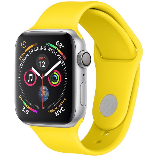 imoshion Bracelet silicone Apple Watch Series 1 á 10 / SE / Ultra (2) (44/45/46/49 mm) - Jaune