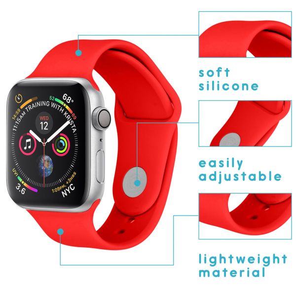 imoshion Bracelet silicone Apple Watch Series 1-10 / SE / Ultra (2) - 42/44/45/46/49 mm