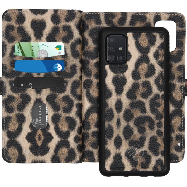 imoshion Étui 2-en-1 à rabat Samsung Galaxy A51 - Brown Leopard