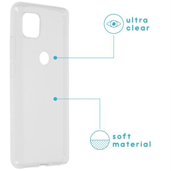 imoshion Coque silicone Motorola Moto G 5G - Transparent