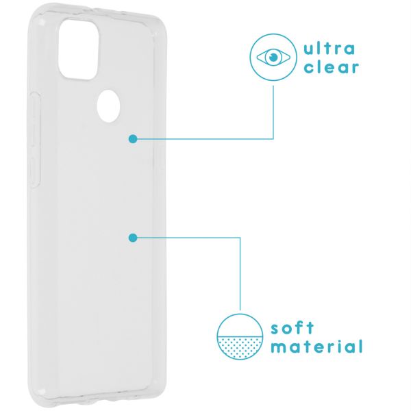 imoshion Coque silicone Motorola Moto G9 Power - Transparent