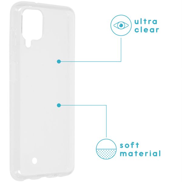 imoshion Coque silicone Samsung Galaxy A12 - Transparent