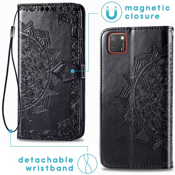 imoshion Etui de téléphone portefeuille Huawei Y5p - Noir