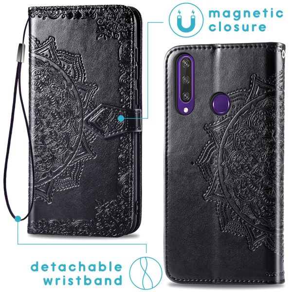 imoshion Etui de téléphone portefeuille Huawei Y6p - Noir