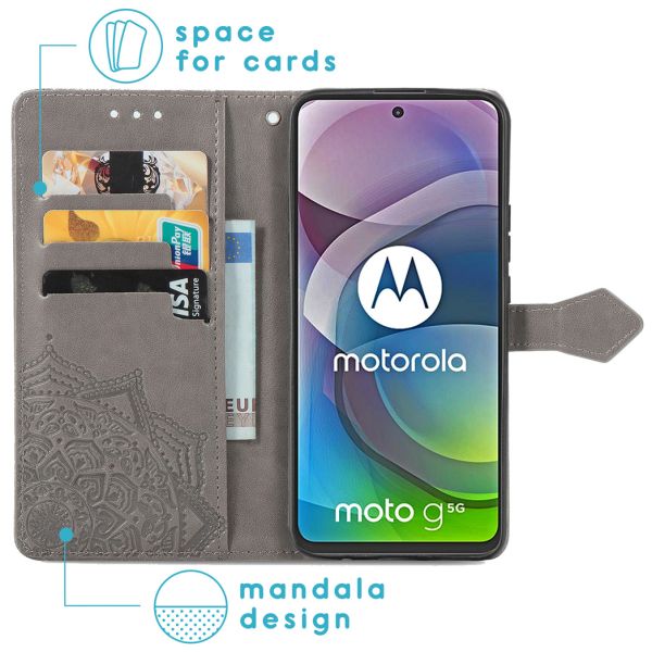 iMoshion Etui de téléphone portefeuille Mandala Moto G 5G