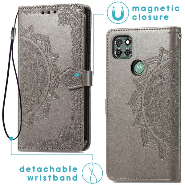 imoshion Etui de téléphone portefeuille Mandala Moto G9 Power