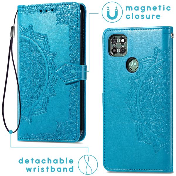 iMoshion Etui de téléphone portefeuille Mandala Moto G9 Power