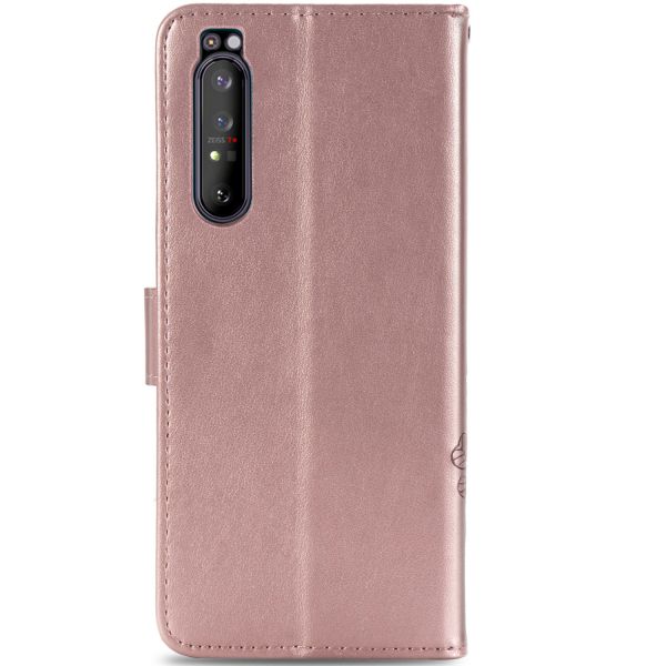 Etui de téléphone Fleurs de Trèfle Sony Xperia 1 II