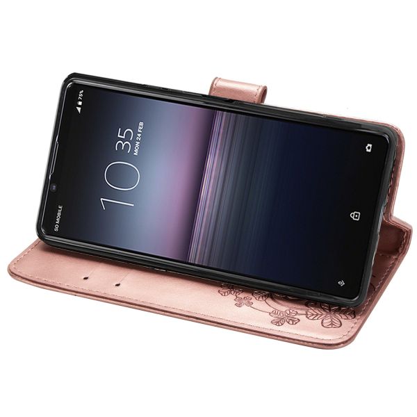 Etui de téléphone Fleurs de Trèfle Sony Xperia 1 II