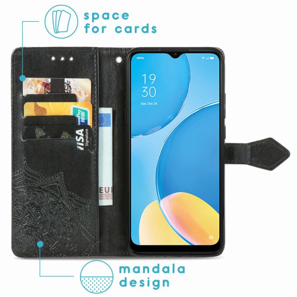 imoshion Etui de téléphone portefeuille Oppo A15 - Noir