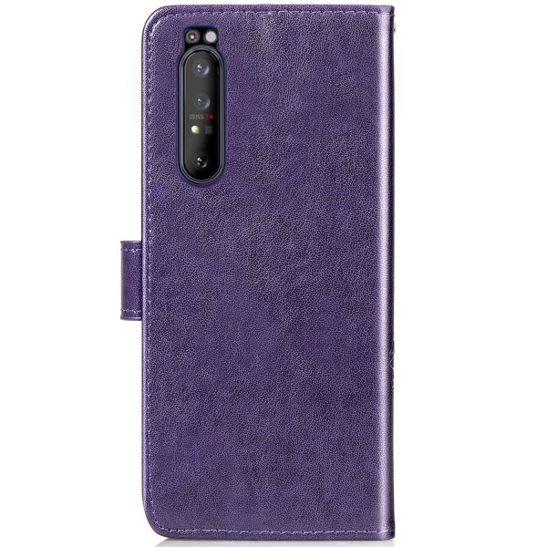 Etui de téléphone Fleurs de Trèfle Sony Xperia 1 II