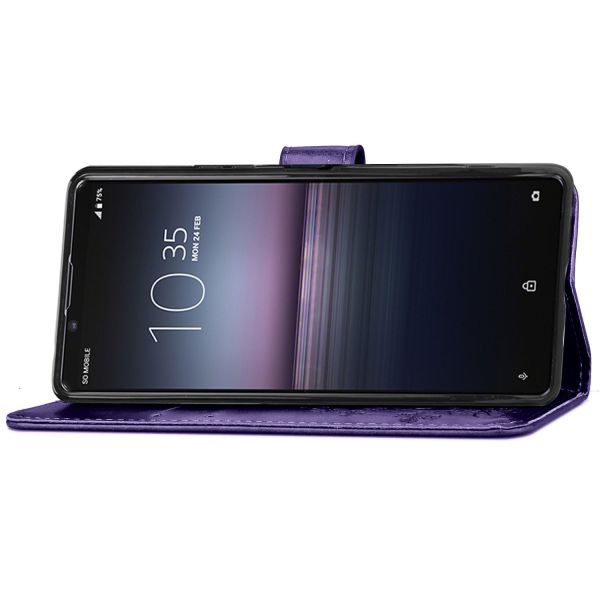 Etui de téléphone Fleurs de Trèfle Sony Xperia 1 II