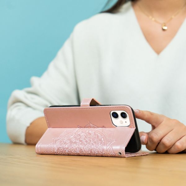 imoshion Etui de téléphone portefeuille Oppo A15 - Rose Champagne