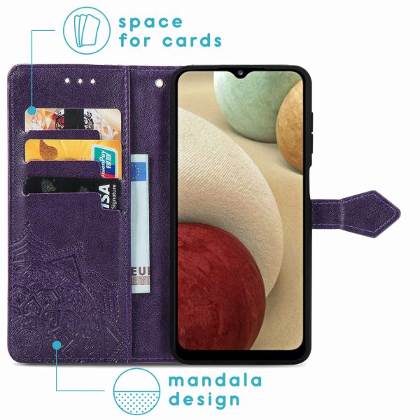 imoshion Etui de téléphone portefeuille Samsung Galaxy A12 - Violet