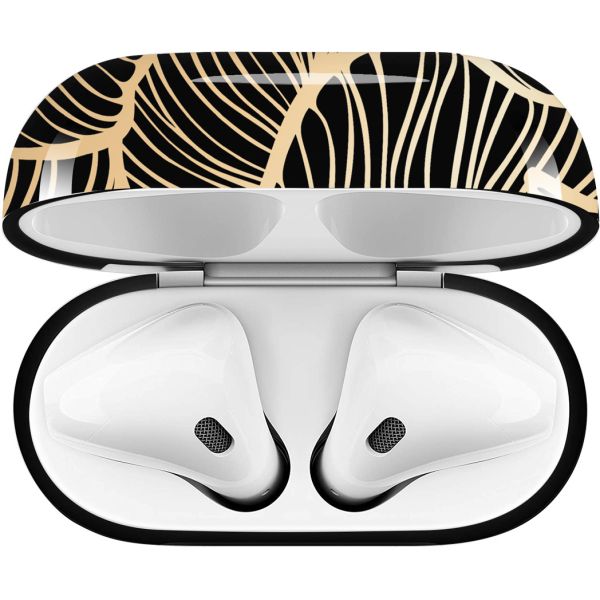 imoshion Coque Hardcover Design AirPods 1 / 2 - Golden Leaves