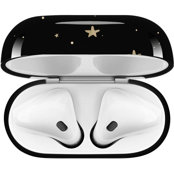 iMoshion Coque Hardcover Design AirPods 1 / 2 - Stars Gold