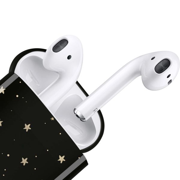 iMoshion Coque Hardcover Design AirPods 1 / 2 - Stars Gold