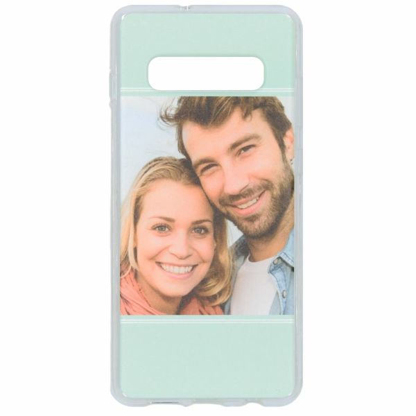 Concevez votre propre coque en gel Samsung Galaxy S10 Plus - Transparent