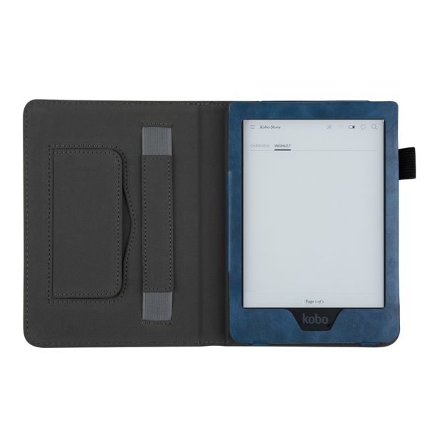 imoshion Etui portefeuille liseuse Kobo Clara HD - Bleu