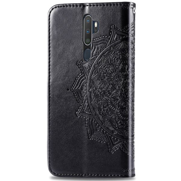 Etui de téléphone portefeuille Mandala Oppo A5/A9 (2020)