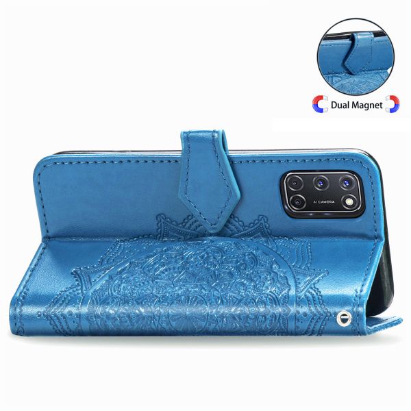 Etui de téléphone portefeuille Mandala Oppo A52/A72/A92