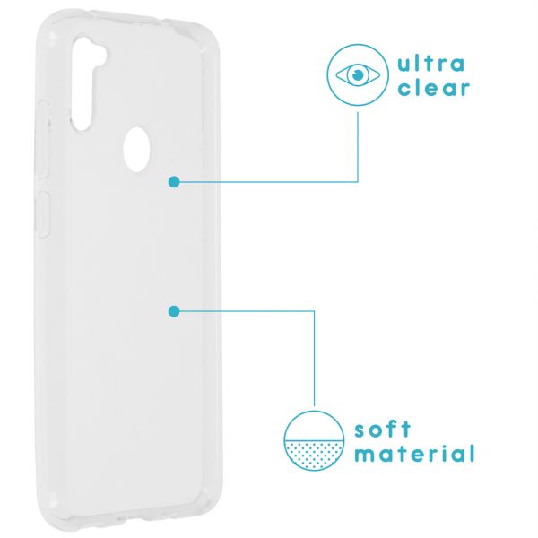 iMoshion Coque silicone Samsung Galaxy M11 / A11 - Transparent