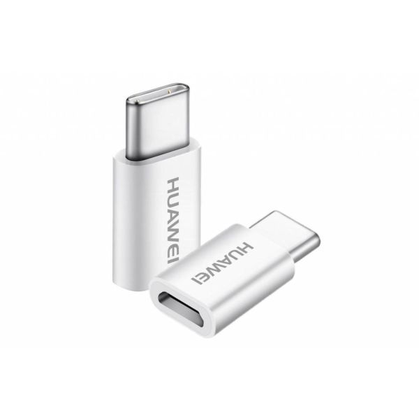 Huawei Adaptateur blanc micro-USB vers USB-C