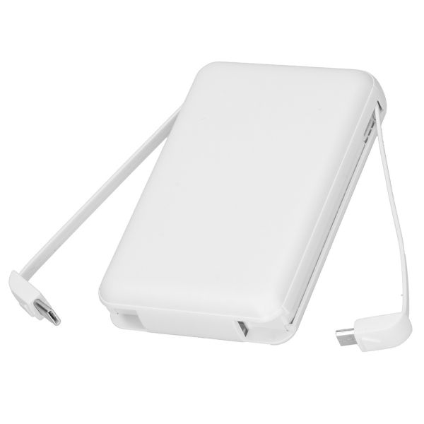 Batterie externe - 10 000 mAh - Blanc