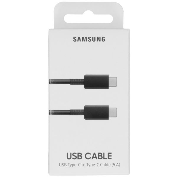 Samsung Câble USB-C vers USB-C - 5A - 1 mètre - Noir