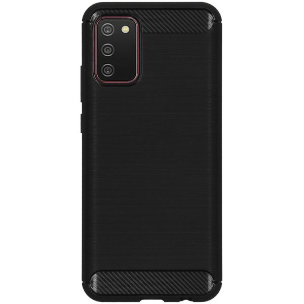 Coque brossée Samsung Galaxy A02s - Noir