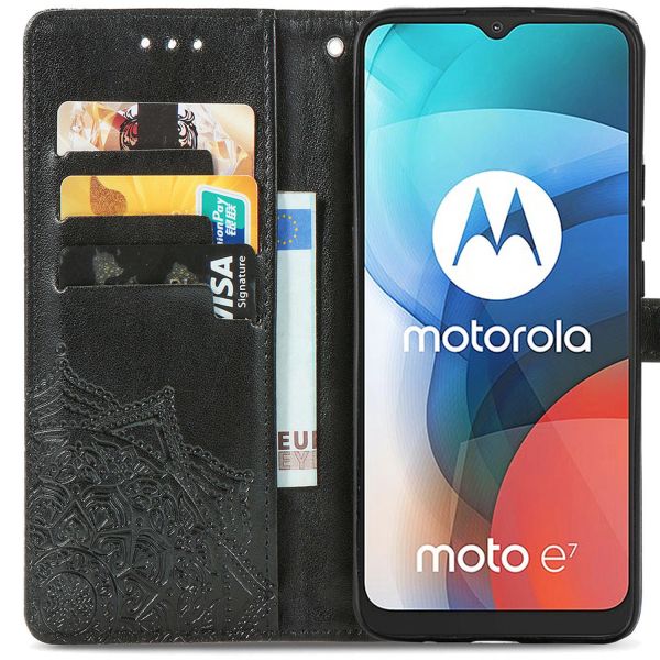 imoshion Etui de téléphone portefeuille Mandala Motorola Moto E7