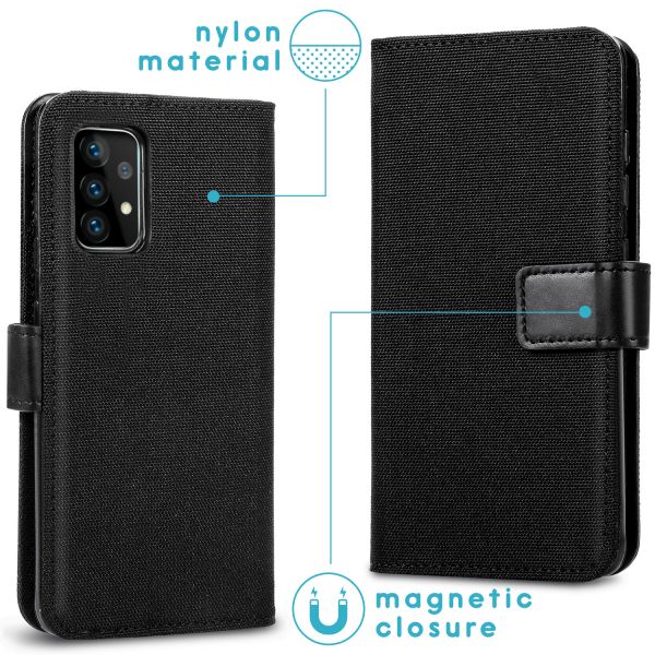 imoshion Étui de téléphone portefeuille Canvas Luxe Galaxy A72