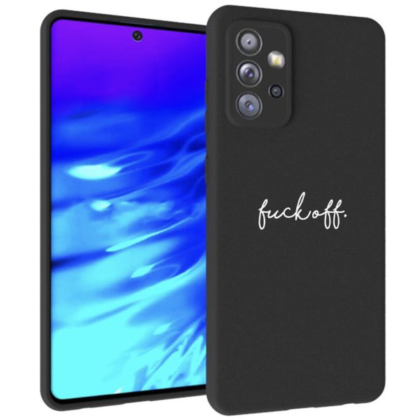 imoshion Coque Design Samsung Galaxy A72 - Fuck Off - Noir