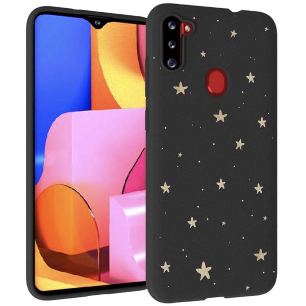 imoshion Coque Design Samsung Galaxy M11 / A11 - Etoiles / Noir