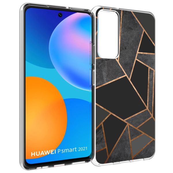 imoshion Coque Design Huawei P Smart (2021) - Black Graphic