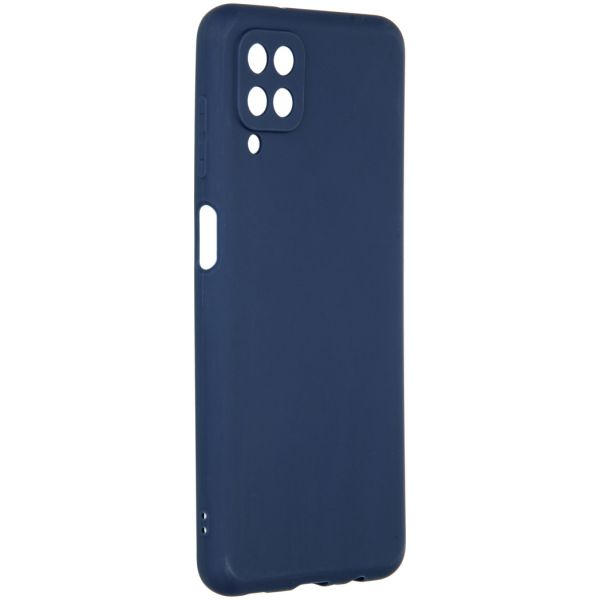 iMoshion Coque Couleur Samsung Galaxy A12 - Bleu foncé