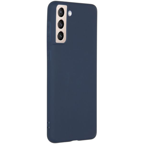 imoshion Coque Couleur Samsung Galaxy S21 Plus - Bleu foncé