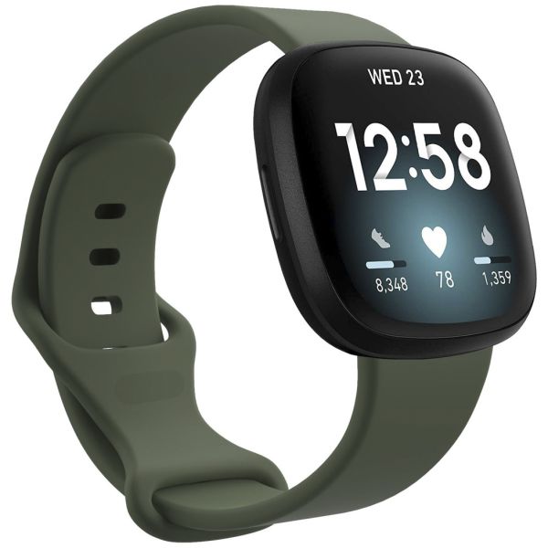 iMoshion Bracelet silicone Fitbit Versa 4 / 3 / Sense (2) - Vert