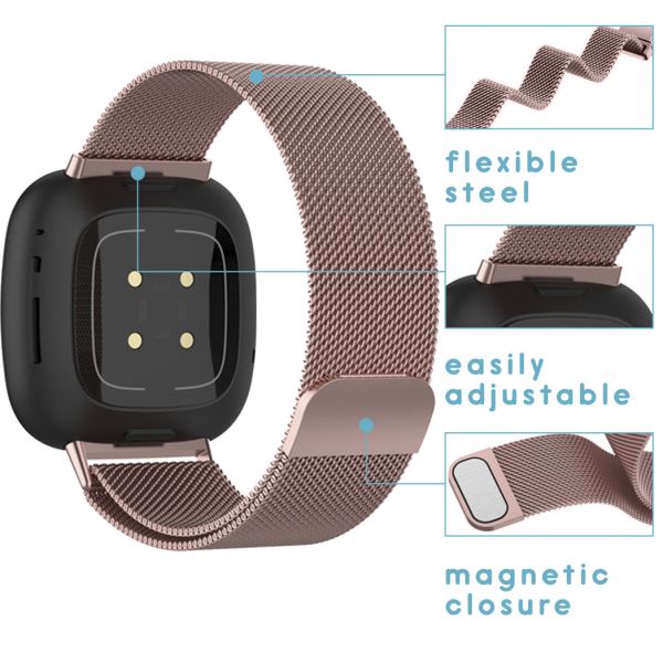 imoshion Multipack bracelet Milanais Fitbit Versa 4 / 3 / Sense (2)