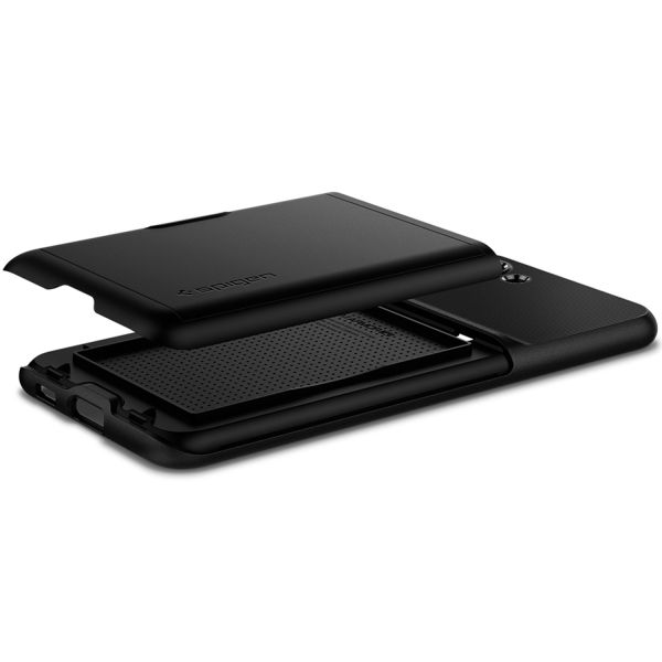 Spigen Coque Slim Armor CS Samsung Galaxy S21 Plus - Noir