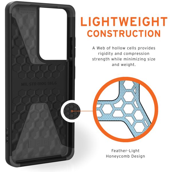 UAG Coque Civilian Samsung Galaxy S21 Ultra - Argent