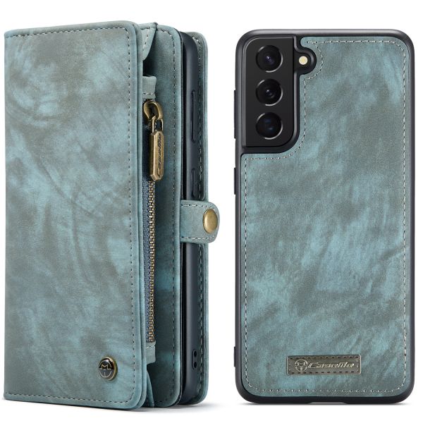 CaseMe Etui de téléphone de luxe en cuir 2 en 1 Samsung Galaxy S21